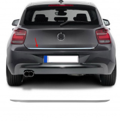Edelstahl polierte hintere Kofferraumkante Omtec BMW 1 F20, F40 2011+