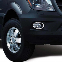 Edelstahl-Nebelscheinwerferabdeckungen für Mercedes Sprinter W906 20013-18