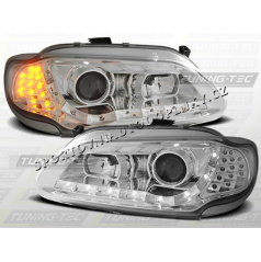RENAULT MEGANE/SCENIC 1996–99 KLARES FRONTLICHT, TAGESLICHT, LED-CHROM