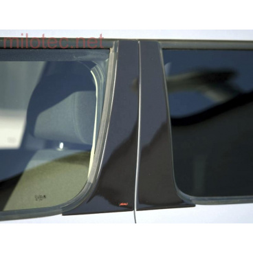 Türsäulenabdeckungen – ABS schwarz metallic – Škoda Yeti Türsäulenabdeckungen – ABS schwarz metallic – Škoda Yeti