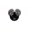 Sport-Edelstahl-Endstück Dual 2x63 mm schwarz