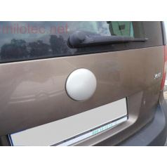 Emblemabdeckung, silber matt - hinten, Yeti 2009-2013 / Yeti Facelift ab.r.v. 2013