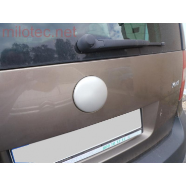 Emblemabdeckung, silber matt - hinten, Yeti 2009-2013 / Yeti Facelift ab.r.v. 2013
