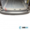 Polierte Edelstahlabdeckung der Oberkante der Heckstoßstange VW Caddy III 2003-2015