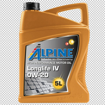 Alpine 0W-20 Longlife IV Synthetisches Motorenöl, 1 oder 5 Liter