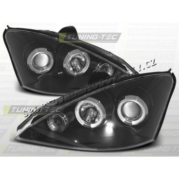 FORD FOCUS MK1 2001–04 ANGEL EYES SCHWARZE FRONTKLARE LICHTER