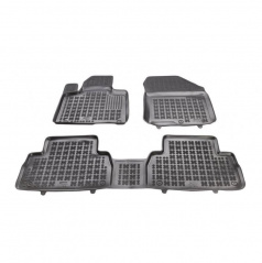 Gummimatten mit erhöhtem Rand - Hyundai Santa Fe IV, 2018-