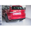 Heckstoßstangen-Zentralspoiler für Škoda Kodiaq RS, Maxton Design (Carbon-Look)
