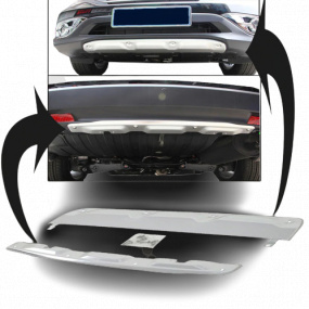 Aluminium-Front- und Heckdiffusor Omtec Honda CRV 2012-17 Aluminium-Front- und Heckdiffusor Omtec Honda CRV 2012-17