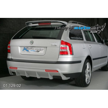 Škoda Octavia II Heckstoßstangendiffusor – Kombi für Lackierung (nicht für RS-Version)