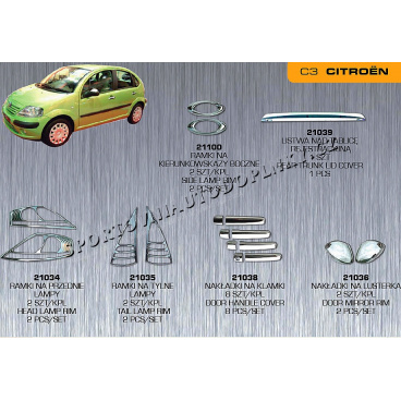 CITROEN C3 CHROM-AUTOZUBEHÖR