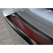 Carbon-Abdeckung – schwarzer Schwellenschutz für die hintere Stoßstange BMW 5 F11 Kombi 2010+