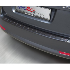 Fünfte Türschwelle mit Vorsprüngen – Schwarzmetallic – Škoda Octavia II. Limousine 2004-2008 / RS Lim. Facelift 2008–2012