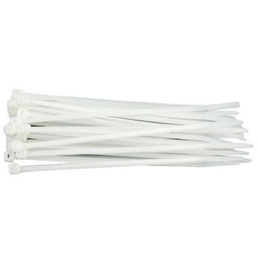 Spannband 500 x 8 mm 50 Stück weiß Spannband 500 x 8 mm 50 Stück weiß