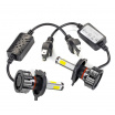 Extra starke LED-Lampe H4 für Hauptscheinwerfer COB 4Side 2 Stk