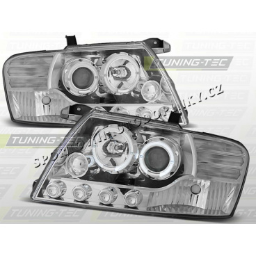 MITSUBISHI PAJERO V60 2001-06 KLARE VORDERE LICHTER ANGEL EYES CHROM MITSUBISHI PAJERO V60 2001-06 KLARE VORDERE LICHTER ANGEL EYES CHROM