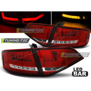 Audi A4 B8 2008-11 Limousine Rückleuchte rot weiße LED