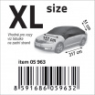 Schutzplane Nylon XL 317x157x51 cm