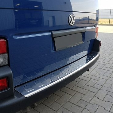 Heckstoßstangenschutz aus Edelstahl OMTEC VW T4 1990-03 Heckstoßstangenschutz aus Edelstahl OMTEC VW T4 1990-03