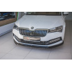 Spoiler unter der vorderen Stoßstange ver.3 für Škoda Superb Mk3 FL Facelift, Maxton Design (ABS-Kunststoff ohne Oberflächenbehandlung)