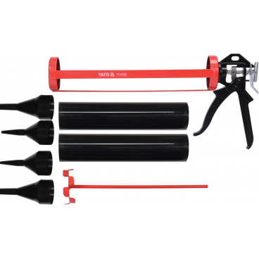 Extrusionspistole mit Behälter