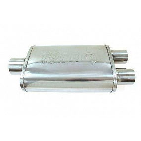 Mittelschalldämpfer 57mm TurboWorks LT 409SS 355mm