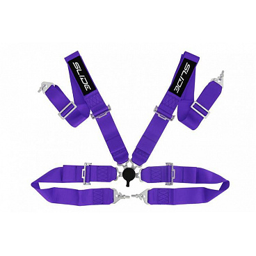 Sportgurte Slide Quick 4p 3" Lila