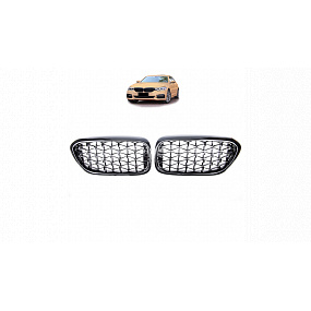 Grill BMW 5 G30 F90 G31 Glänzend Schwarz