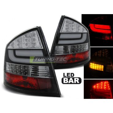 Škoda Octavia 2 Limousine 2004-12 Rückleuchten schwarze LED-Leiste Škoda Octavia 2 Limousine 2004-12 Rückleuchten schwarze LED-Leiste
