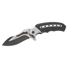 COBRA Klappmesser 20cm mit Sicherung silber-schwarz