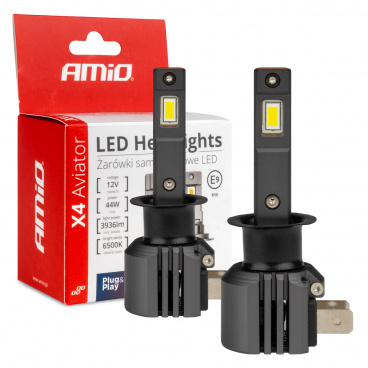 LED-Lampen X4-Serie AVIATOR H1 6500K max 44W AMIO-03761 LED-Lampen X4-Serie AVIATOR H1 6500K max 44W AMIO-03761