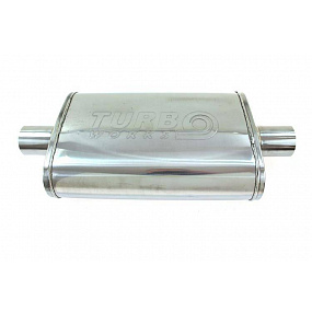 Mittelschalldämpfer 63,5mm TurboWorks LT 304SS 355mm