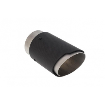 Endrohrdämpfer 80mm Eingang 67mm Carbon Matt Endrohrdämpfer 80mm Eingang 67mm Carbon Matt