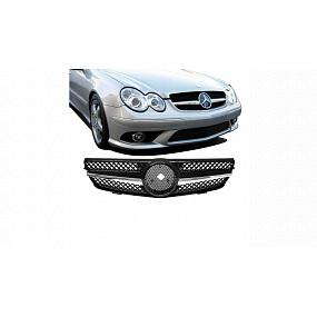 Grill Mercedes-Benz CLK C209 A209 Chrom & Schwarz Grill Mercedes-Benz CLK C209 A209 Chrom & Schwarz