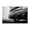 Stoßstangenaufsatz Cupra Formentor hinten V.3 + Auspuffblende Gloss Black silber