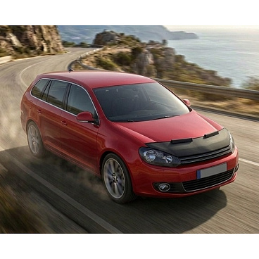 Motorhauben-Bra für den vorderen Teil schwarz VW Golf 6 2008-13 Motorhauben-Bra für den vorderen Teil schwarz VW Golf 6 2008-13