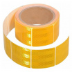 Selbstklebendes Reflexband geteilt 1m x 5cm gelb, weiß, rot