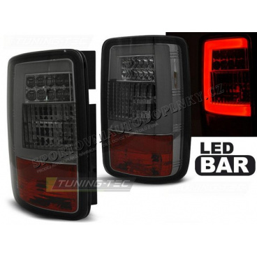 VW Caddy 2003-03.14 rauchfarbene LED BAR-Rückleuchten