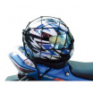 Flexibles Befestigungsnetz mit Haken 42x42 cm - blau