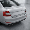 Schutzblech für die hintere Stoßstange aus Edelstahl Škoda Octavia Limousine, Fabia III HTB geschliffen