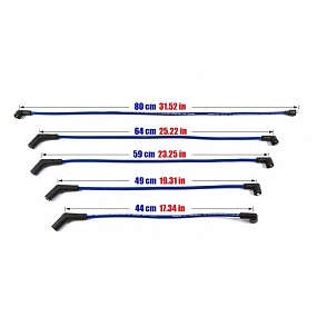 Przewody zapłonowe PowerTEC ROVER 111 214 414 HONDA ACCORD III 85-00 Czerwone