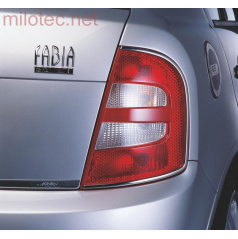 Rücklichtleisten – Edelstahl, Škoda Fabia I Limousine