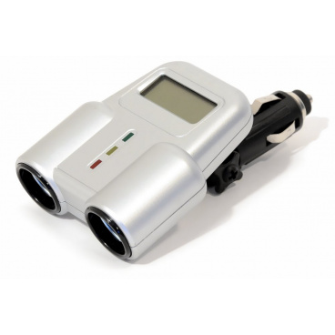 12/24V Verteiler + LCD-Batterieanzeige