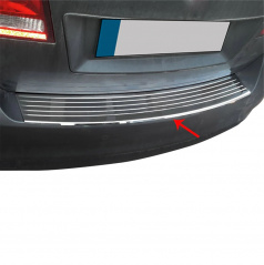 Polierte Edelstahlabdeckung der Oberkante der hinteren Stoßstange Fiat Freemont 2011-2016