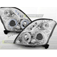 KLARES VORDERE LICHT ANGEL EYES CHROM FÜR SUZUKI SWIFT 2005-10