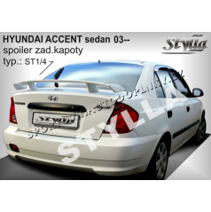 HYUNDAI ACCENT Limousine 03+ Heckhaubenspoiler (EU-Homologation)