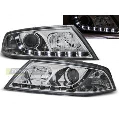 Skoda Octavia 2 03.2004–08 Daylight-Chrom-Frontleuchten, klar