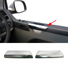 Innengriffabdeckungen aus Edelstahl und Chrom OMTEC VW T5 2003-15