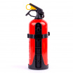 ABC-Pulverfeuerlöscher mit Manometer und Halterung, 1 kg