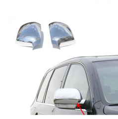 Edelstahl-Spiegelabdeckungen Omtec VW Touareg 2003-2007